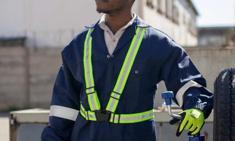 True Reflective belt Lime